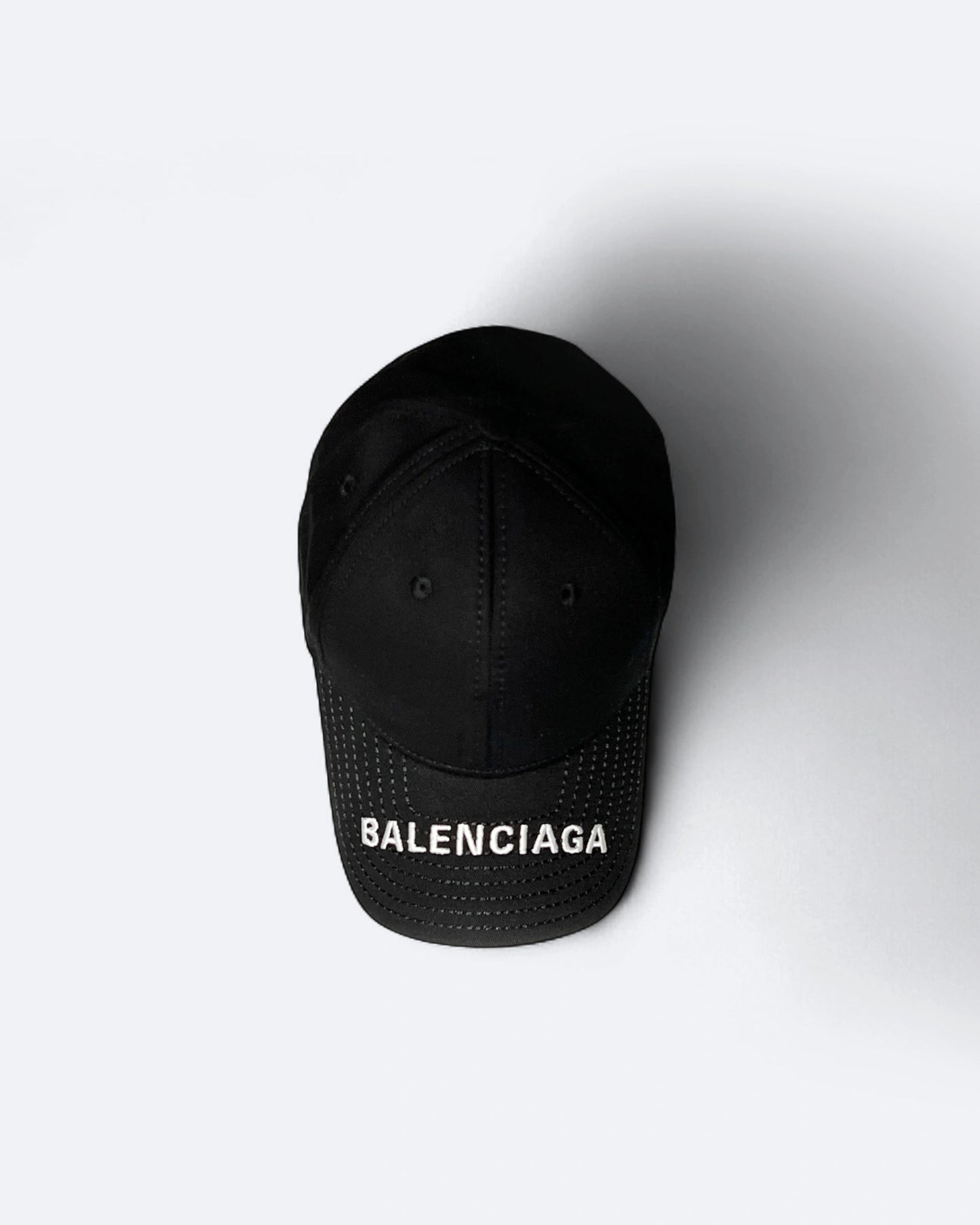 Balenciaga - Visor Logo Embroidery - Black