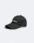 Balenciaga - Logo Embroidery Cap - Black