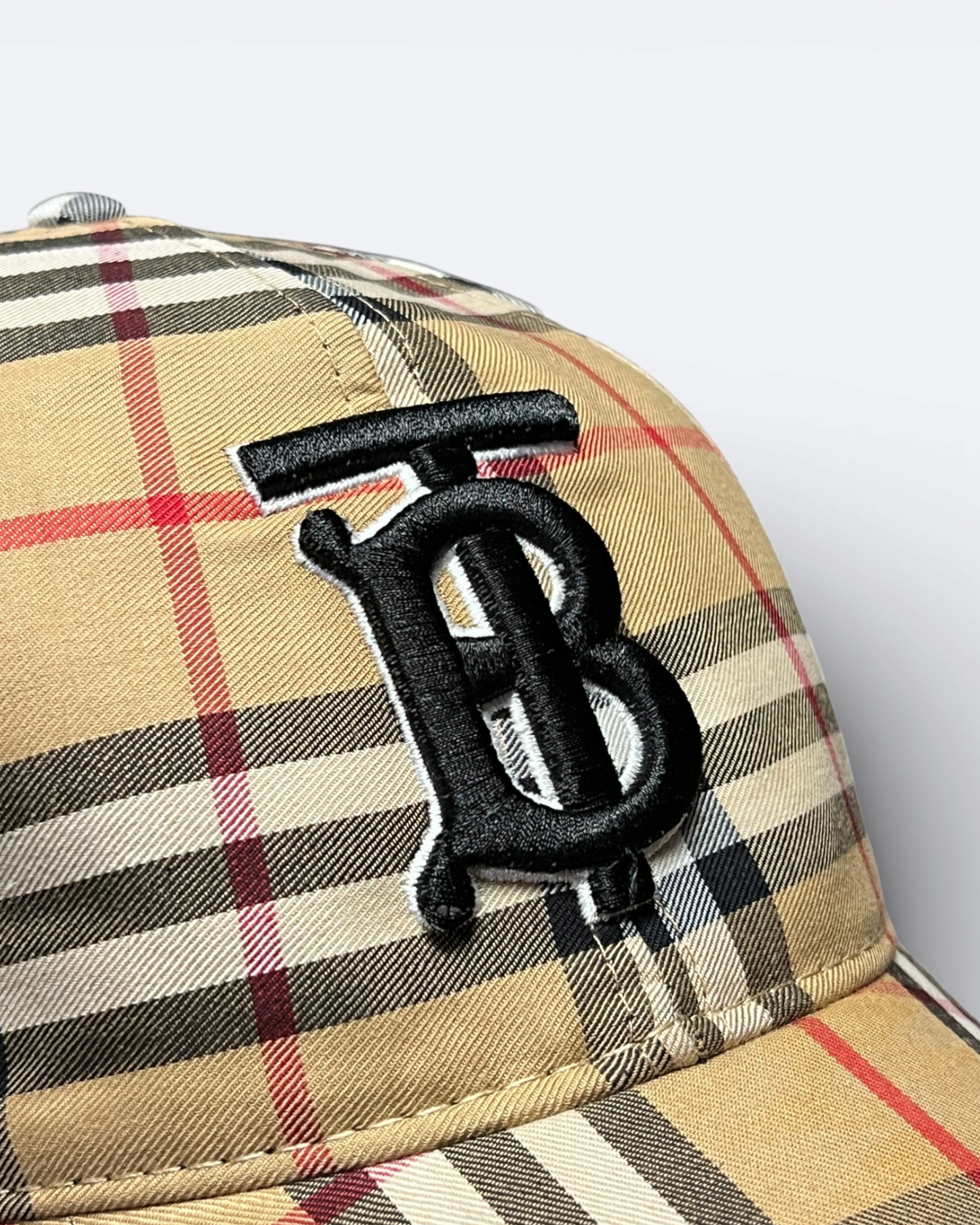 Burberry - Monogram Pattern Cap - Beige