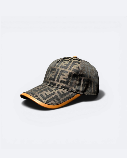Fendi - FF Pattern Visor Cap - Brown