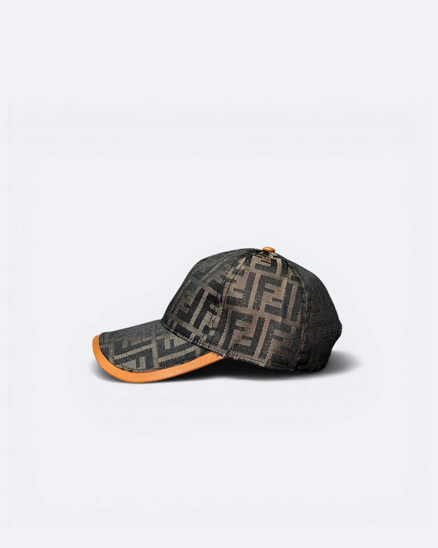Fendi - FF Pattern Visor Cap - Brown