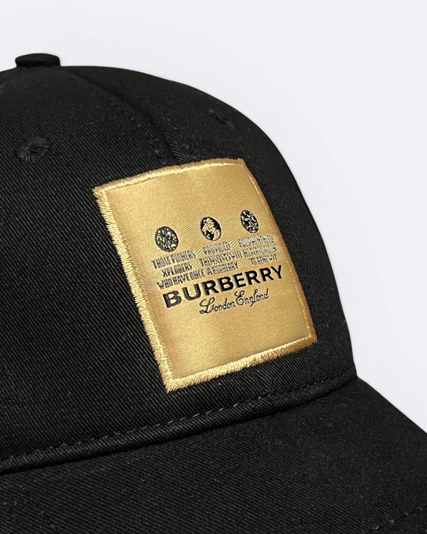 Burberry - Patch Cap - Black