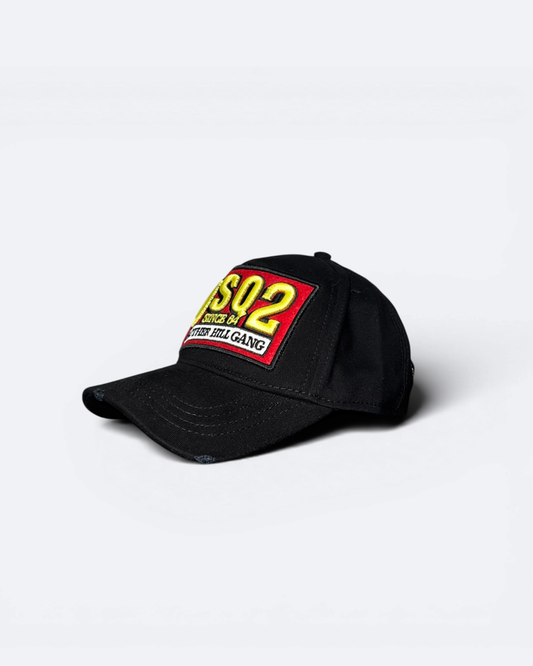 Dsquared2 - Brother Hill Gang Red Patch Cap - Black