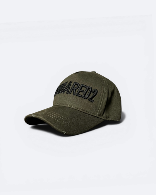 Dsquared2 - Condensed Logotype Embroidery Cap - Dark Green
