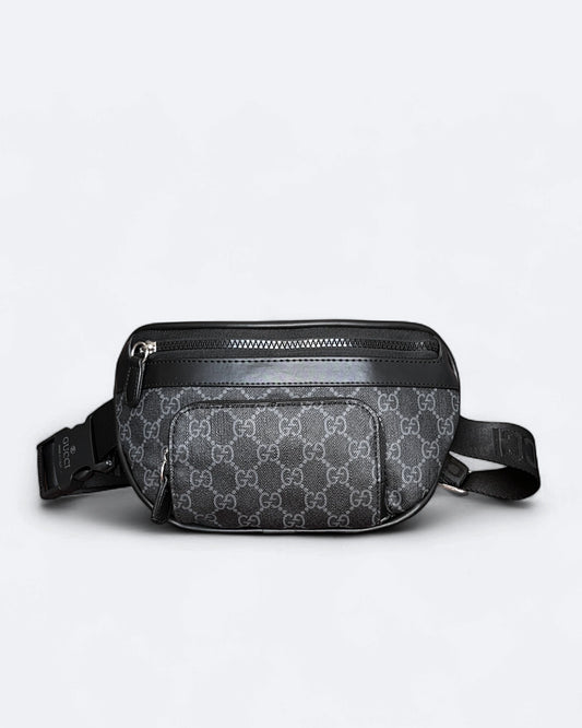 Gucci - GG Canvas Crossbody Bag - Black