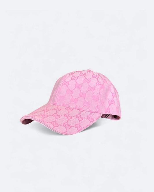 Gucci - GG Pattern Cap - Pink