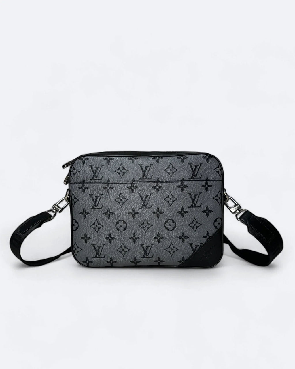 LVTN - Pattern Duo Messenger Bag - Gray