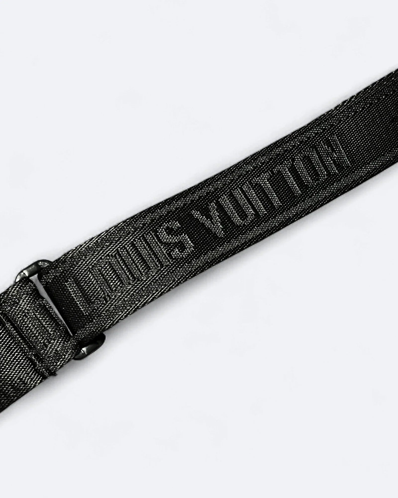 LVTN - Leather Mini Messenger Bag - Black