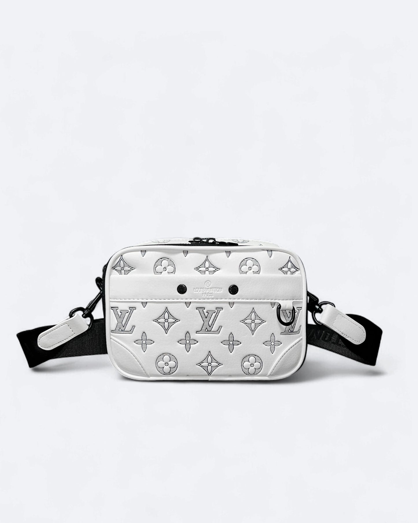 LVTN - Alpha Crossbody Bag - White/Dark Blue
