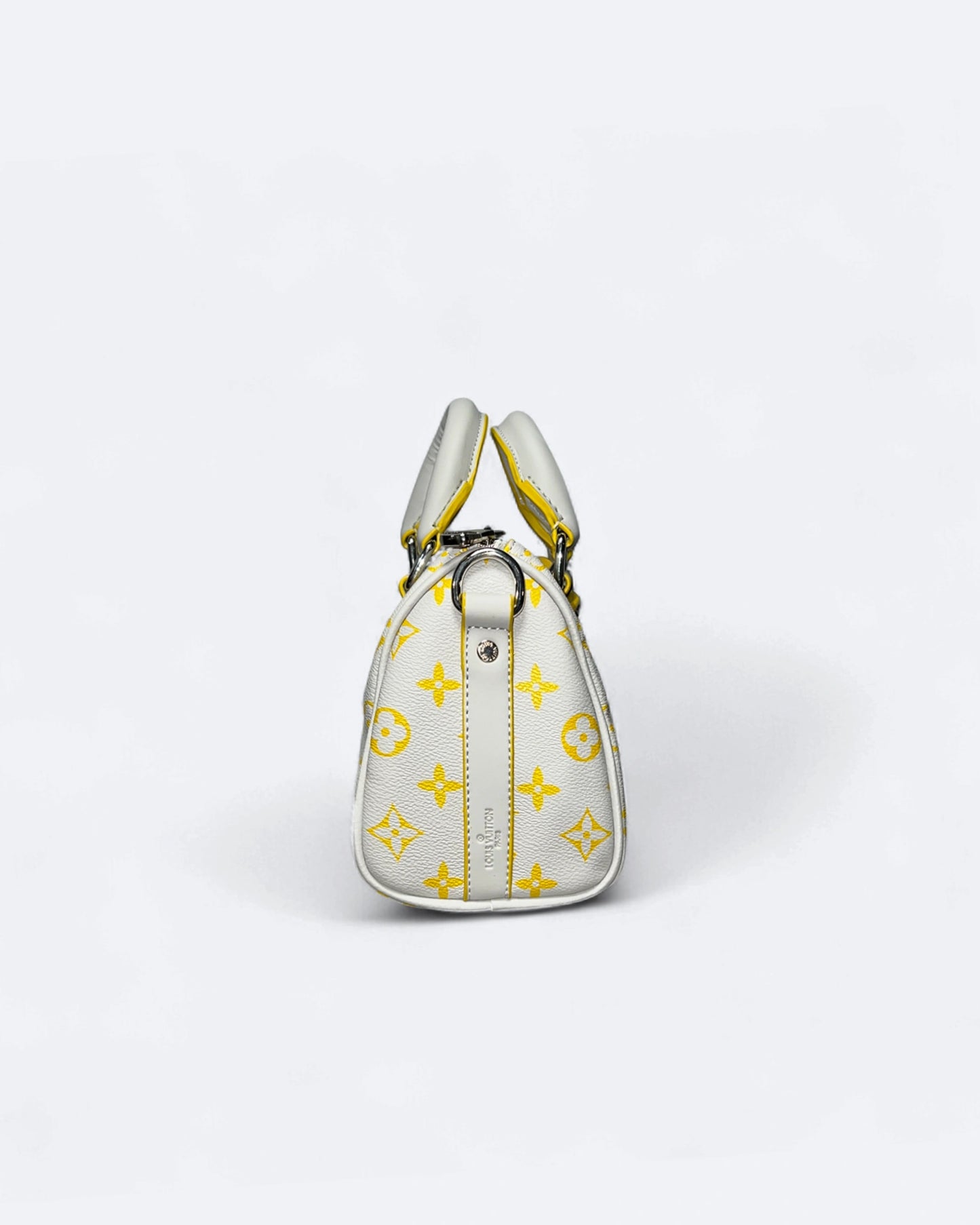 LVTN - Small Duffle Handbag - White/Yellow
