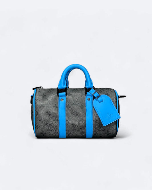 LVTN - Small Duffle Handbag - Gray/Blue