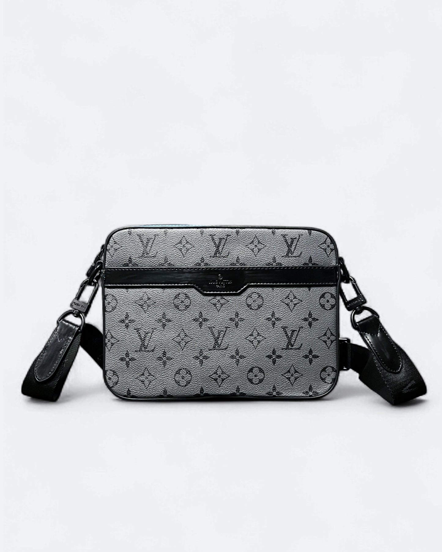 LVTN - Monogram Pattern Trio Set Bags - Gray/Blue