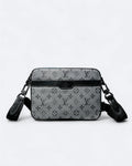 LVTN - Monogram Pattern Trio Set Bags - Gray/Blue