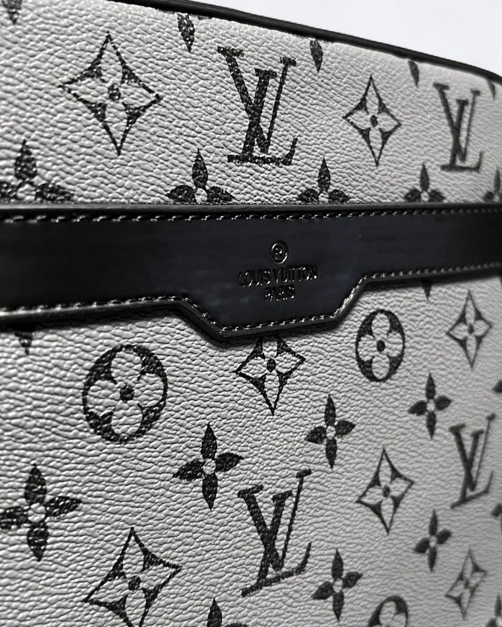 LVTN - Monogram Pattern Trio Set Bags - Gray/Blue