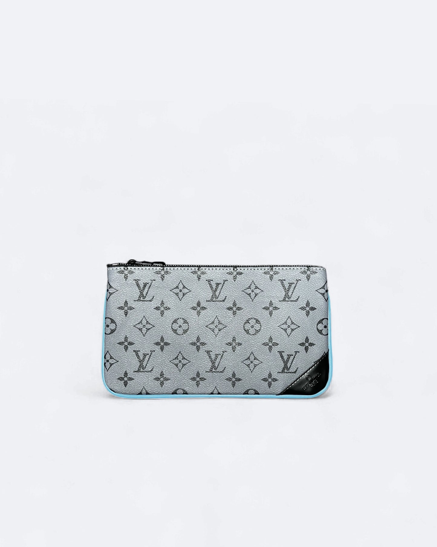 LVTN - Monogram Pattern Trio Set Bags - Gray/Blue