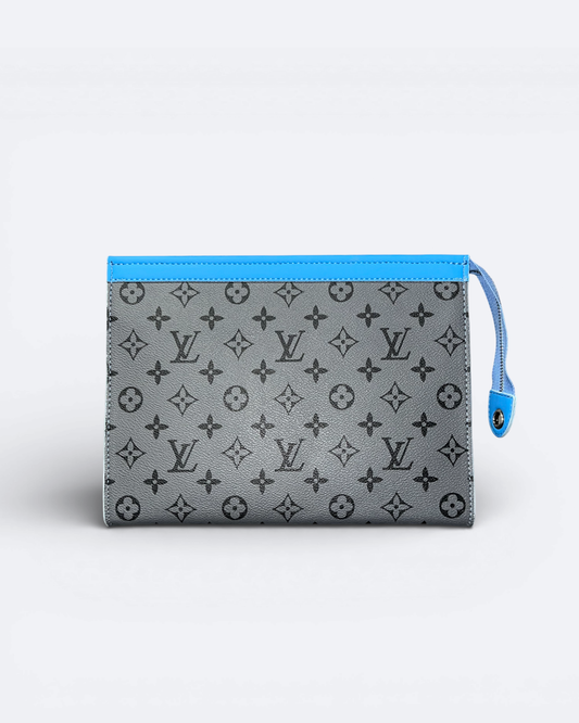 LVTN - Pattern Clutch - Gray/Blue