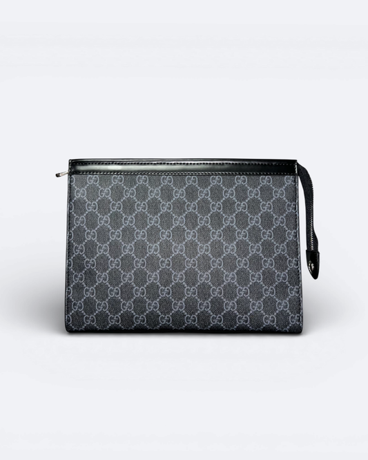 GC - GG Pattern Clutch - Black