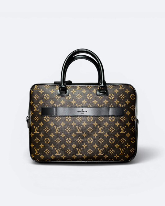 LVTN - Pattern Business Bag - Brown