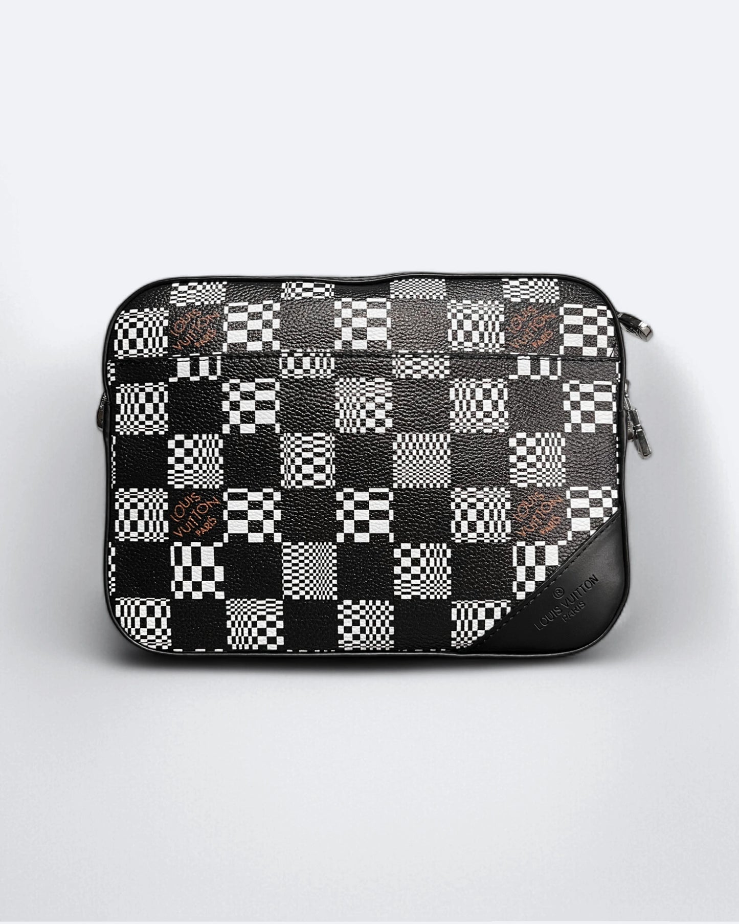 Louis Vuitton - Deformované tašky Damier Duo - čierno-biele