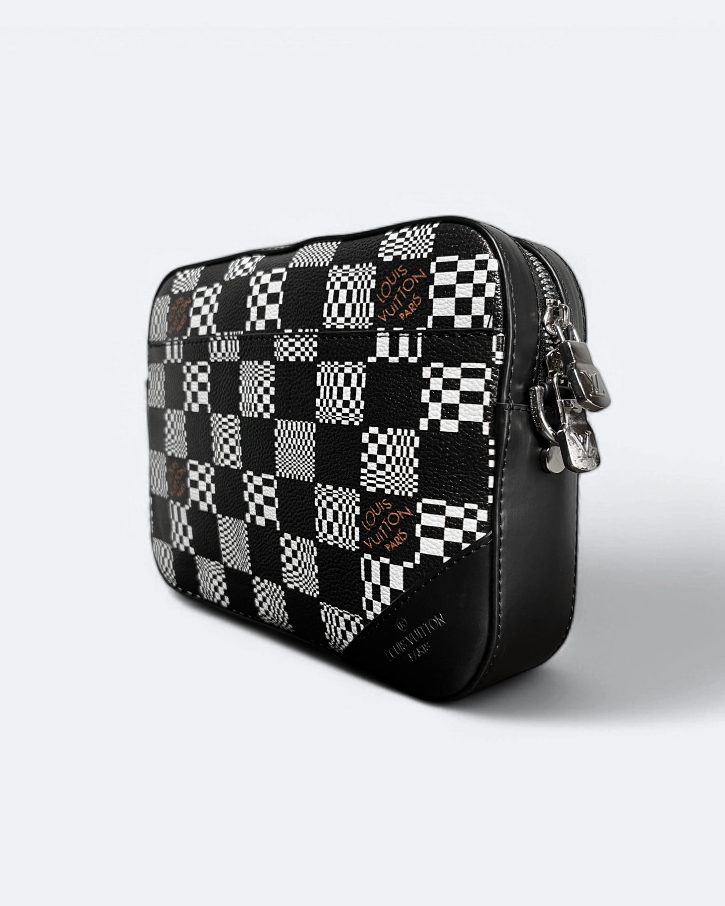 Louis Vuitton - Deformované tašky Damier Duo - čierno-biele