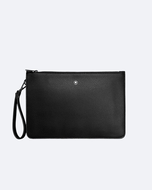 Montblanc - Logo Leather Clutch - Black