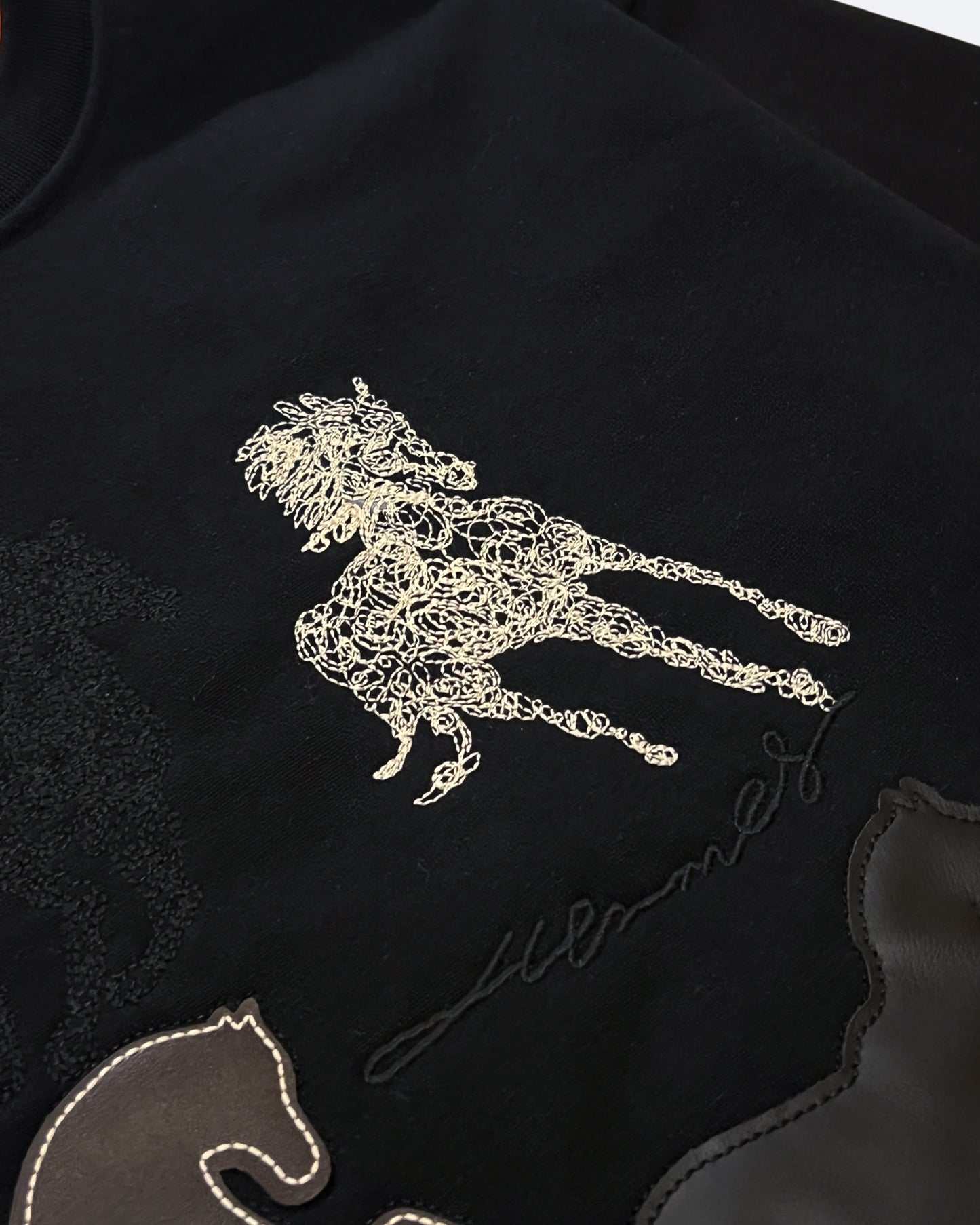 Hermes - Horse Couture Sweatshirt - Black