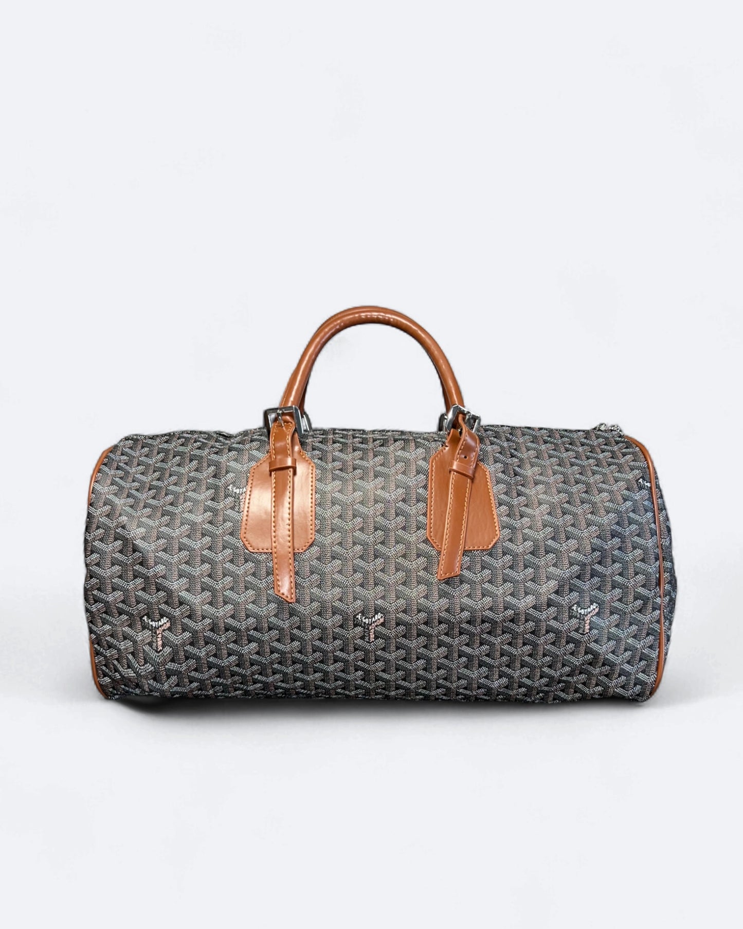 Goyard - Pattern Duffle Bag - Brown/Leather