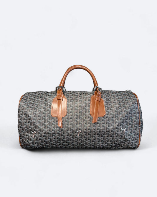 Goyard - Pattern Duffle Bag - Brown/Leather