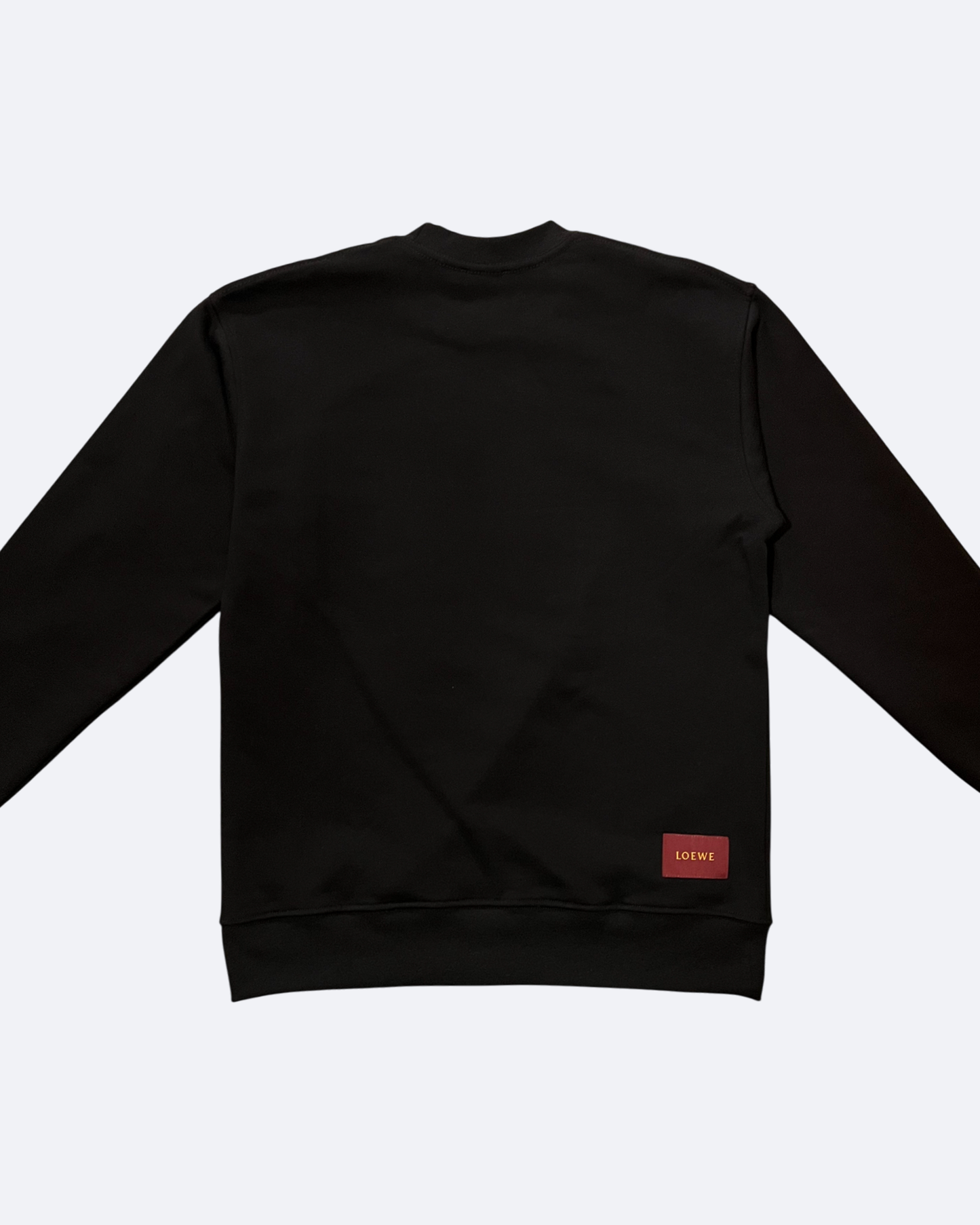 Loewe - Orange Pocket Logo Sweatshirt - Black