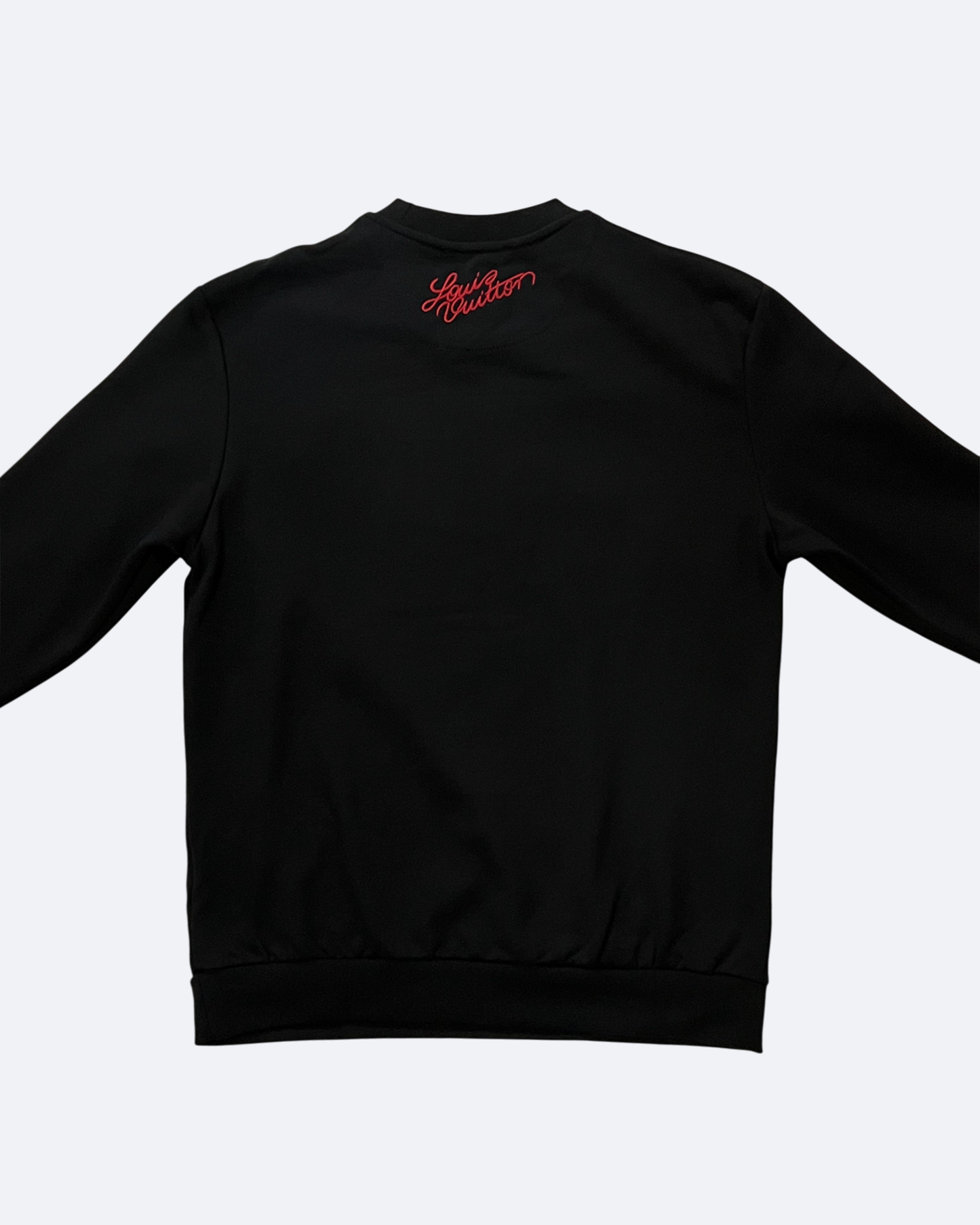 LVTN - Ribbon Embroidery Sweatshirt - Black