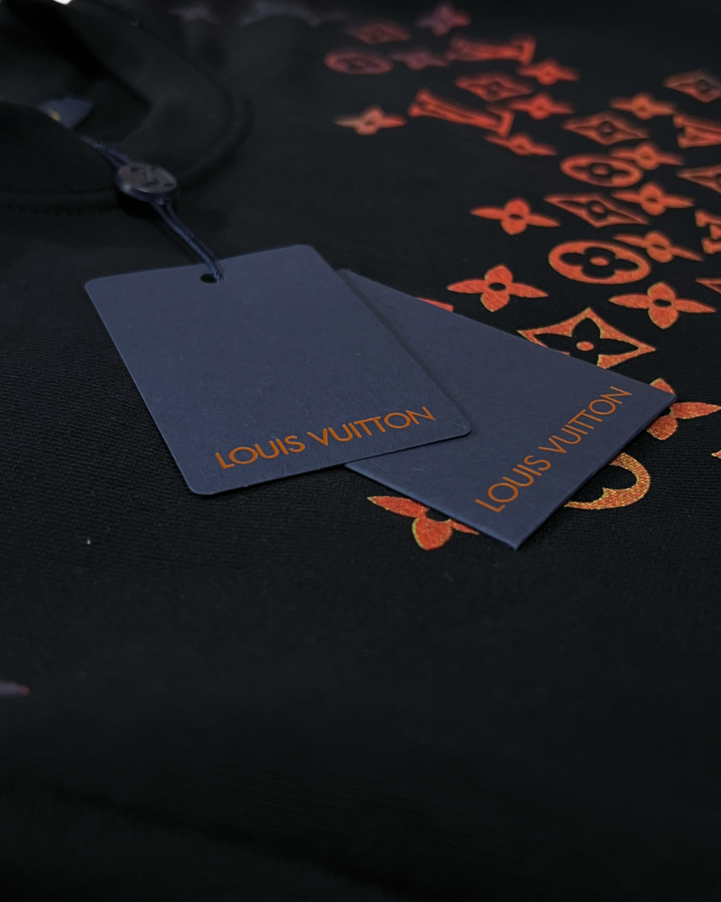 LVTN - Pattern Color Fade Sweatshirt - Black