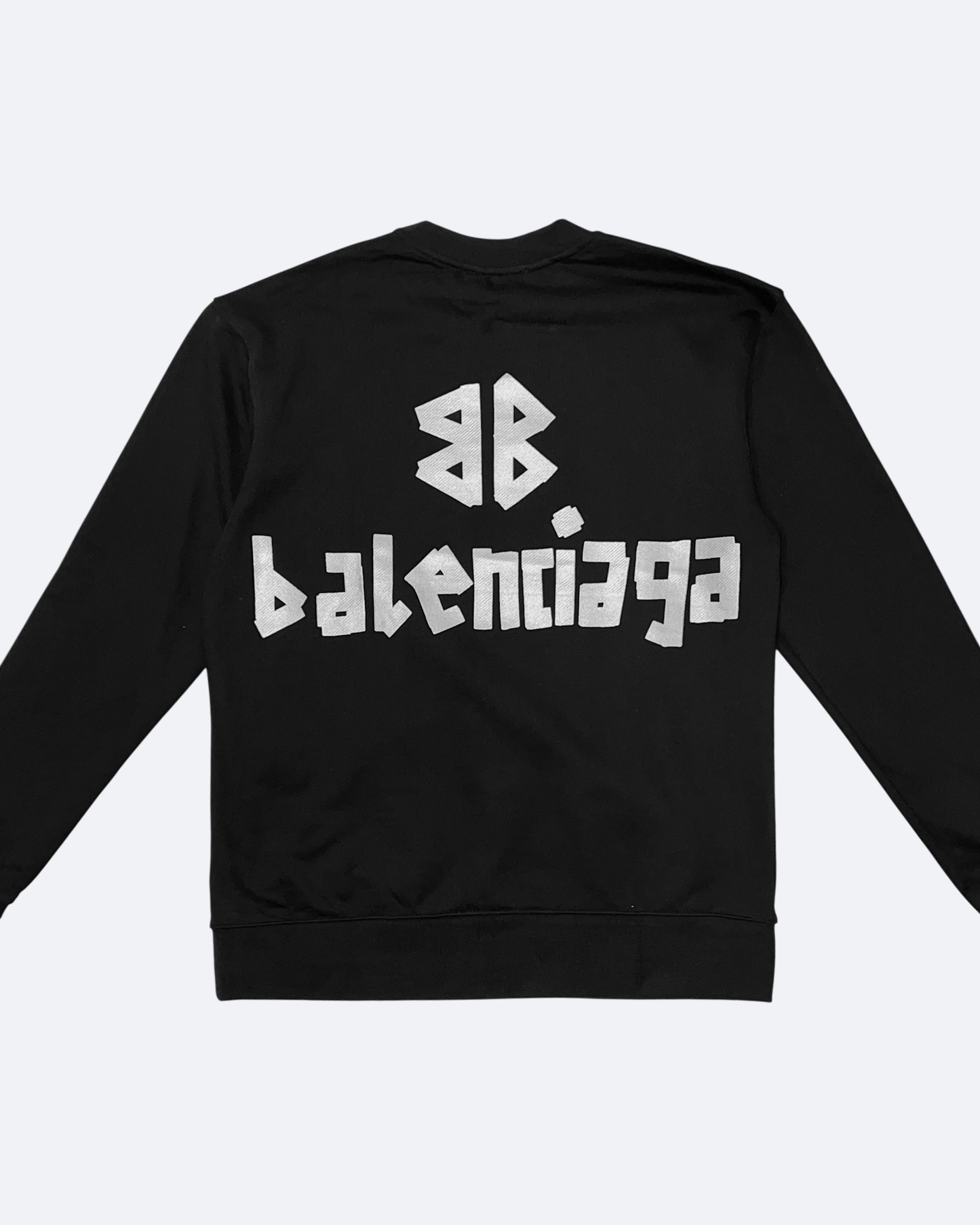 Balenciaga - Silver Tape Sweatshirt - Black