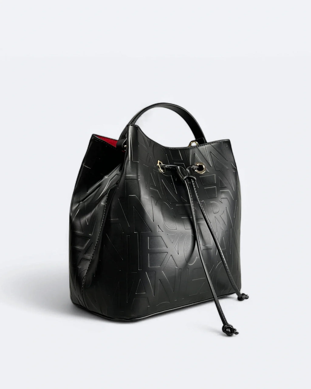 Armani Exchange - Logotype Embossed Bag - Black