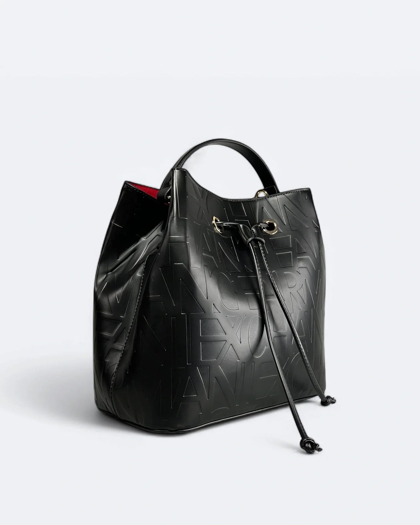 Armani Exchange - Logotype Embossed Bag - Black