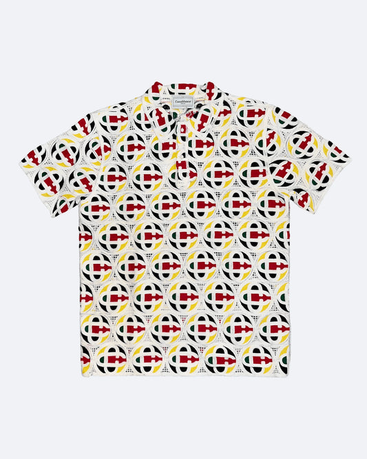 Casablanca - CC Pattern Polo Shirt
