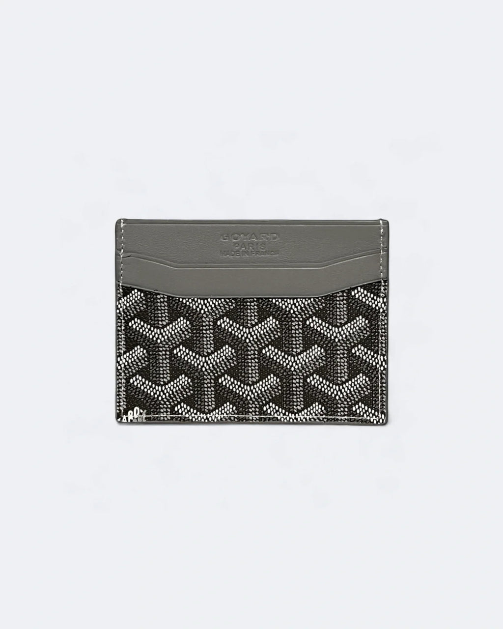 Goyard Pattern Cardholder - Light Gray