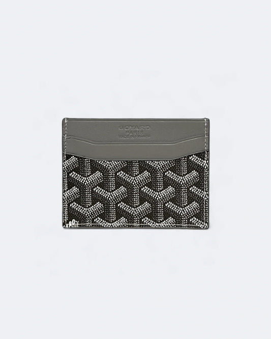 Goyard Pattern Cardholder - Light Gray