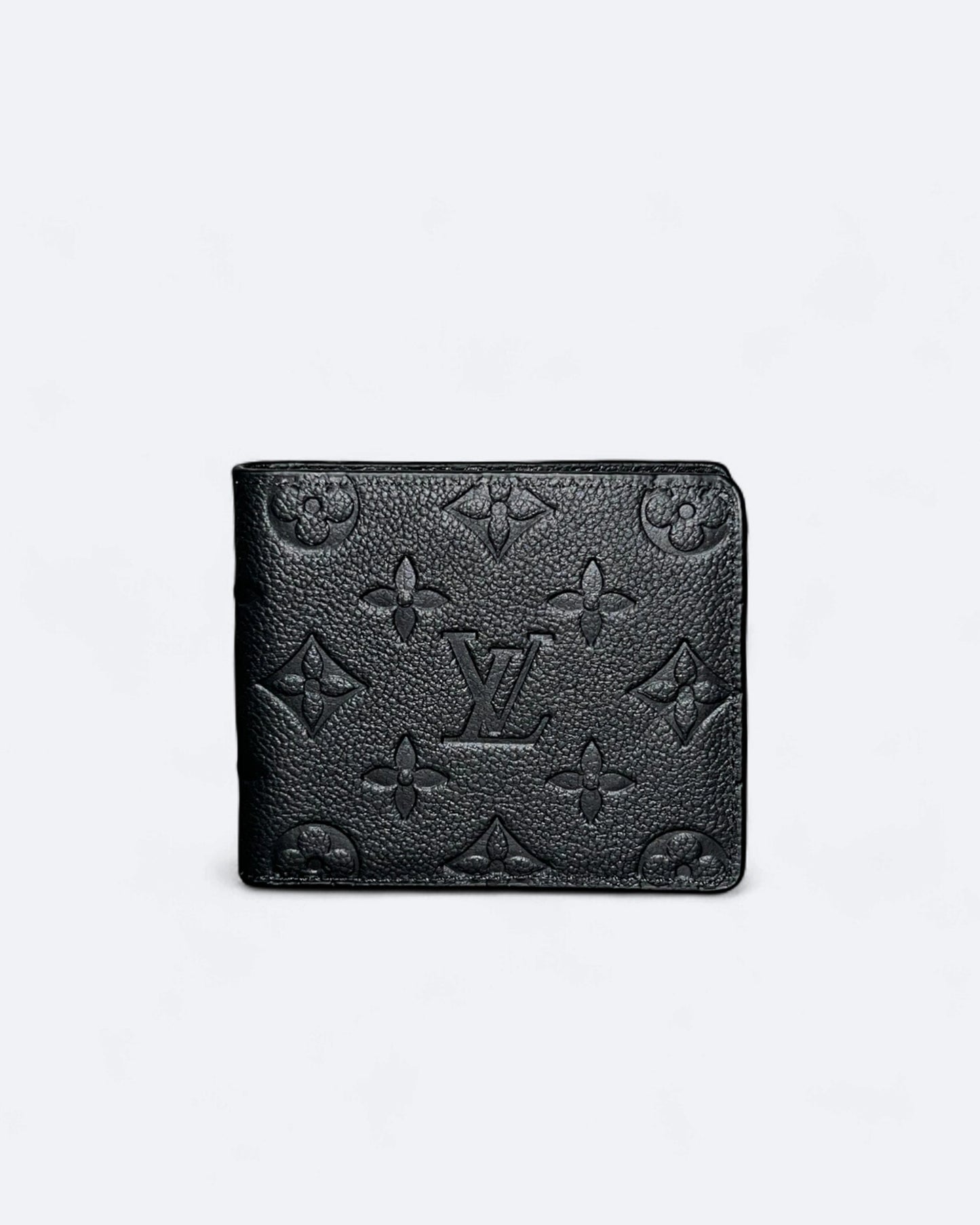 LVTN - LV Pattern Embossed Wallet - Black