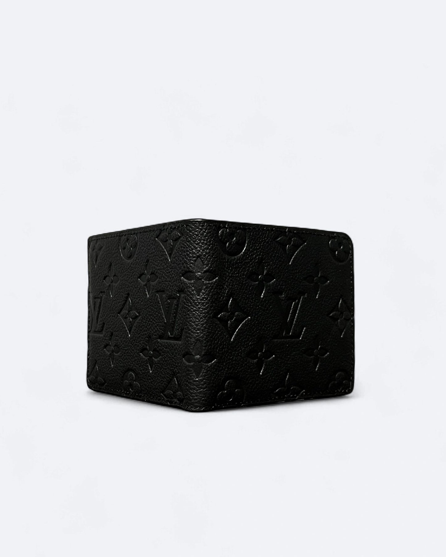LVTN - LV Pattern Embossed Wallet - Black
