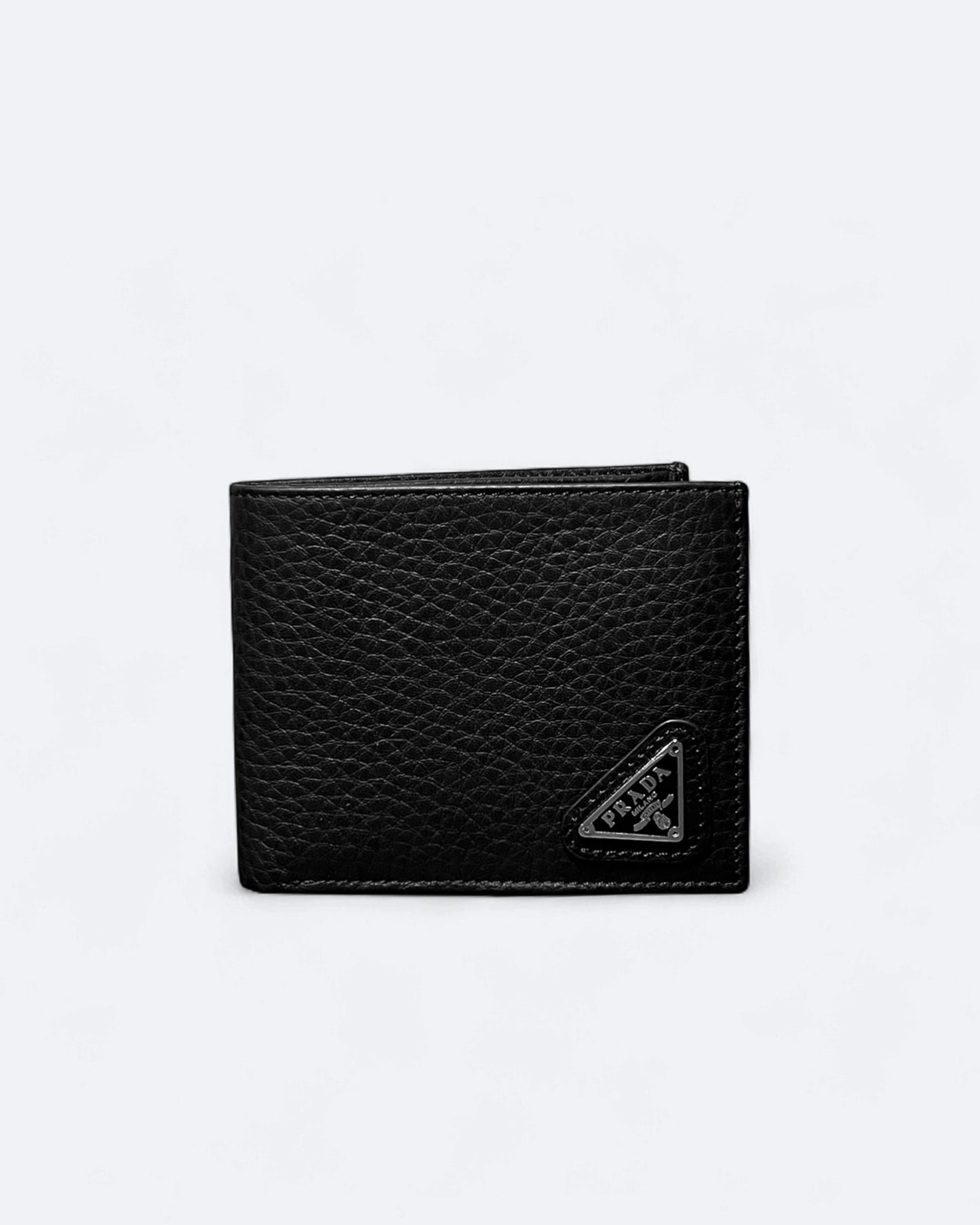 Prada - Logo Plate Wallet - Black