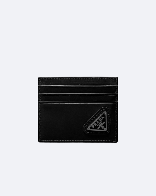 Prada - Logo Plate Cardholder - Black