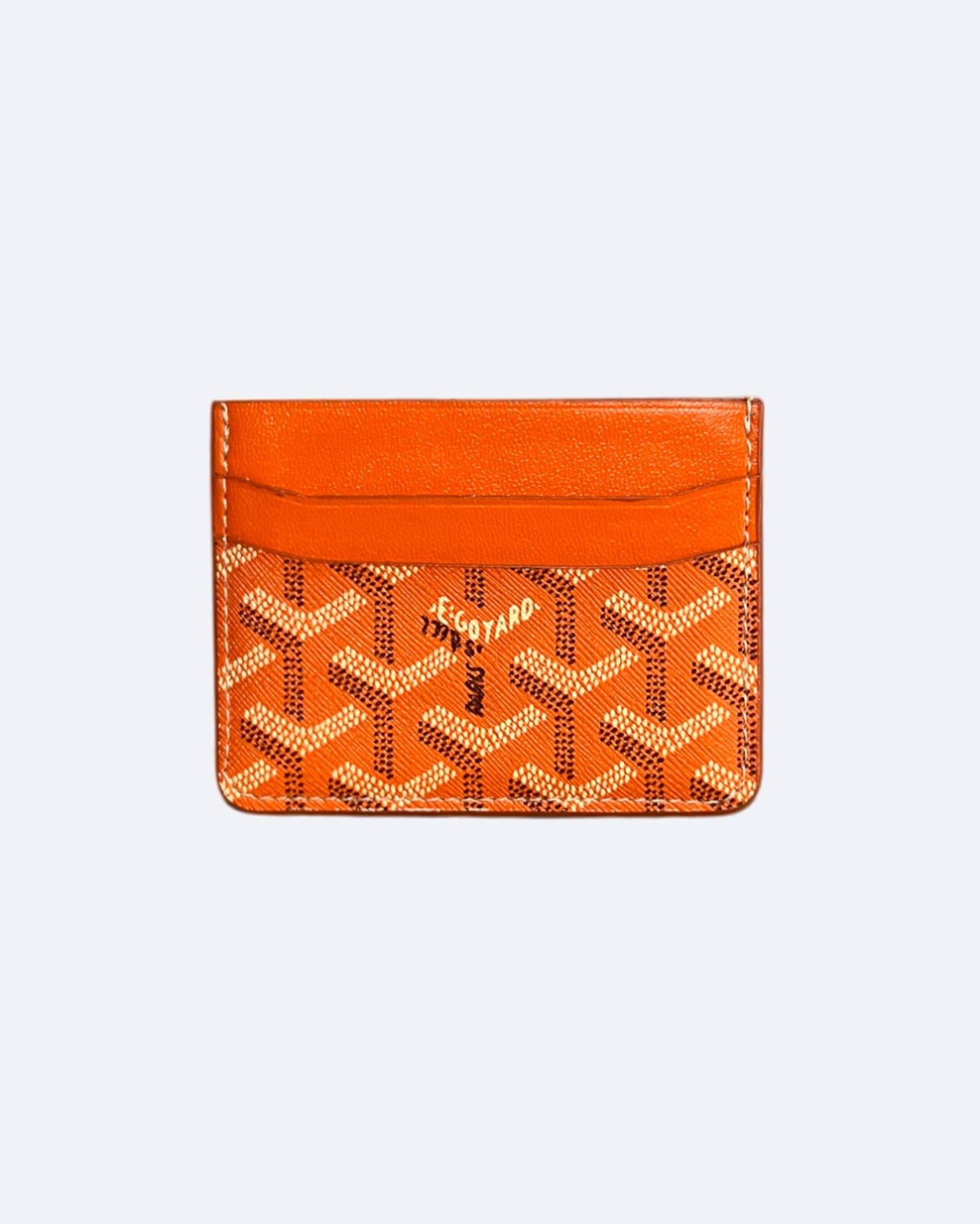 Držiteľ karty so vzorom Goyard - Orange