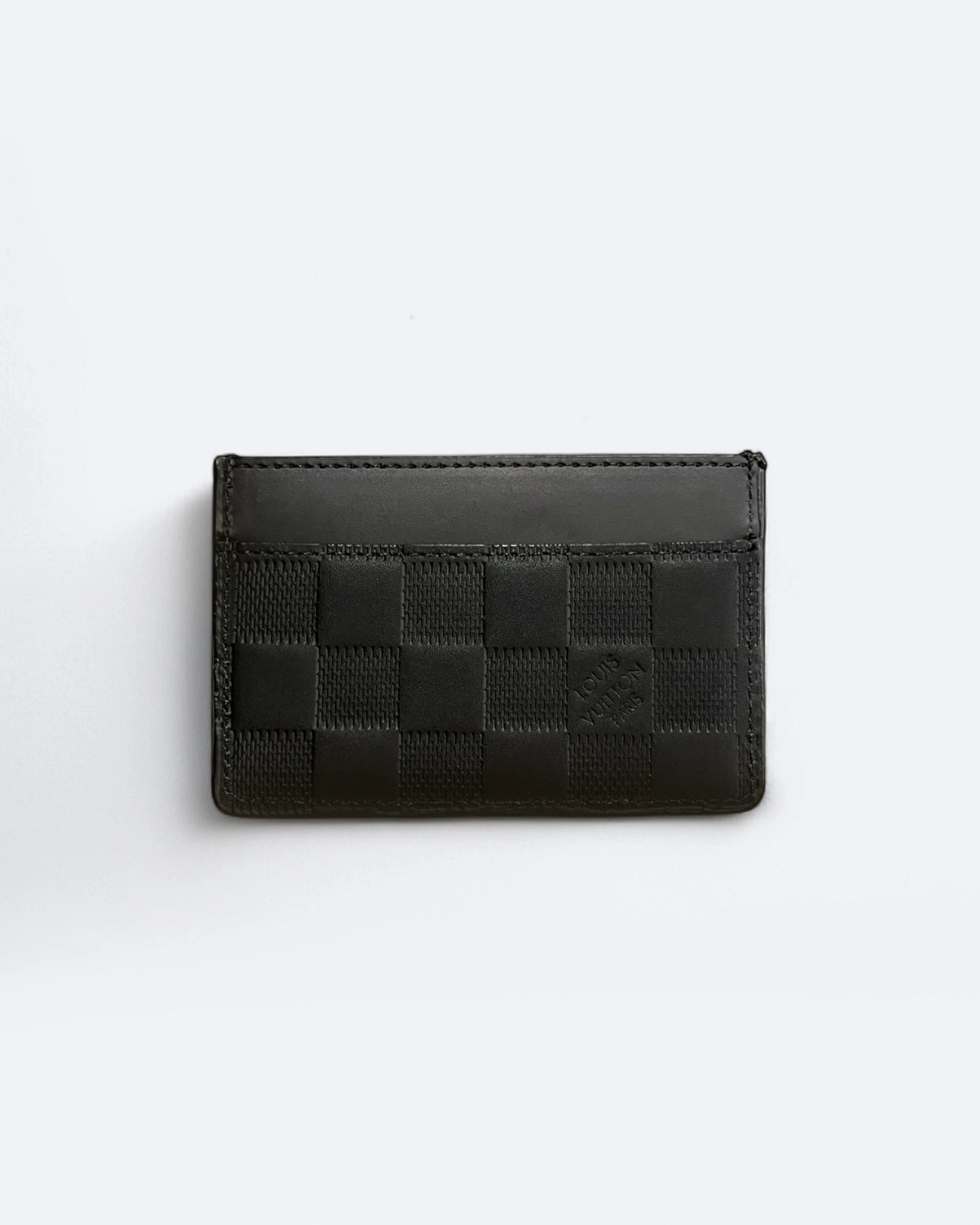 Louis Vuitton - Držiteľ karty - Damier Embossed - Čierna