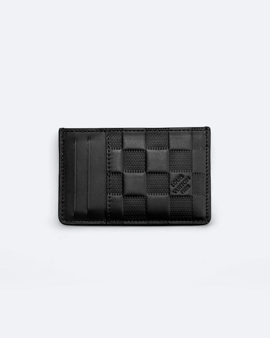 Louis Vuitton - Držiteľ karty - Damier Embossed - Čierna