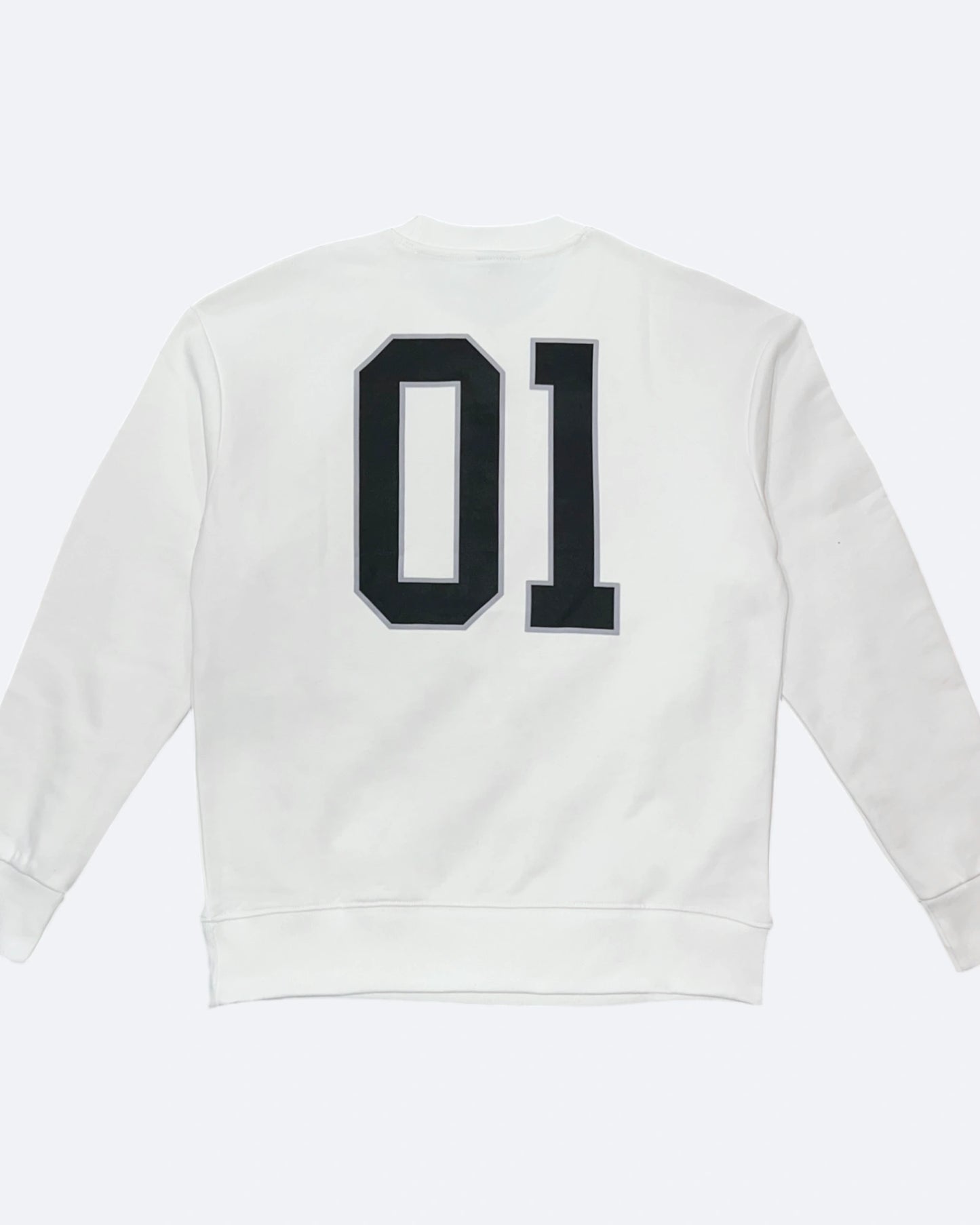 Balenciaga - 01 College Logo Sweatshirt - White