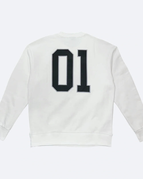 Balenciaga - 01 College Logo Sweatshirt - White