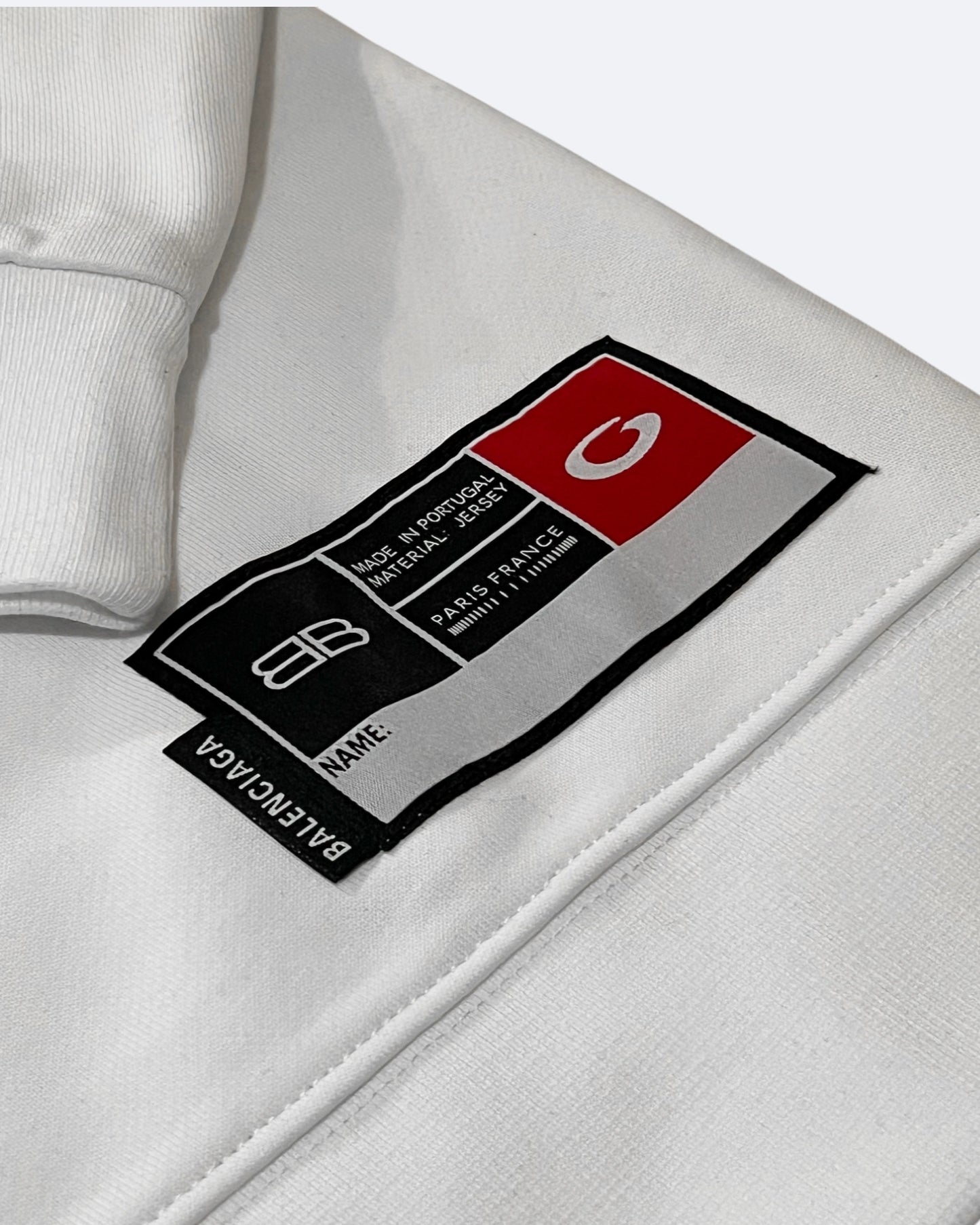 Balenciaga - 01 College Logo Sweatshirt - White