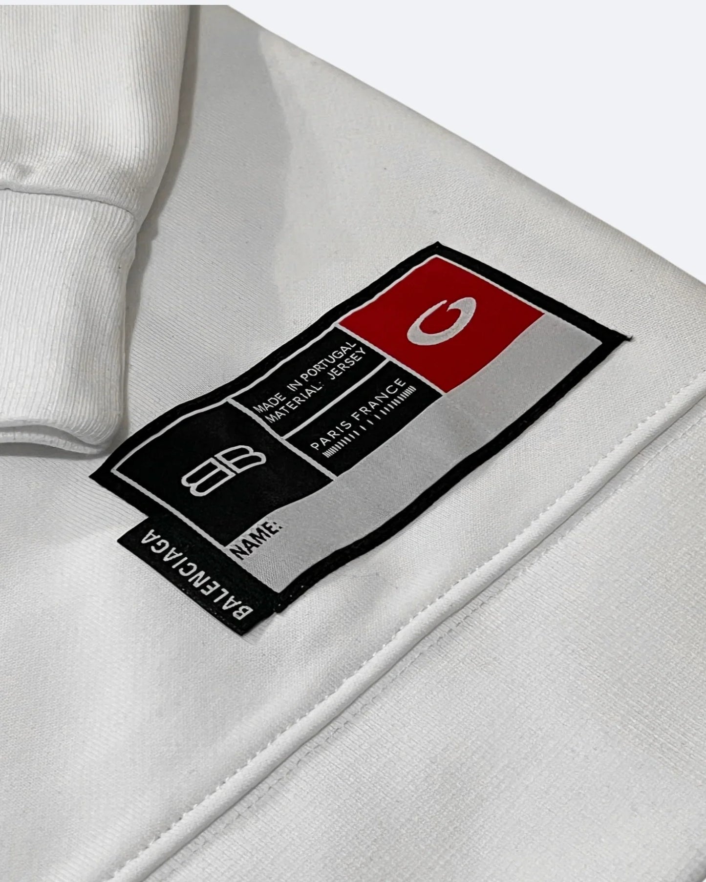 Balenciaga - 01 College Logo Sweatshirt - White