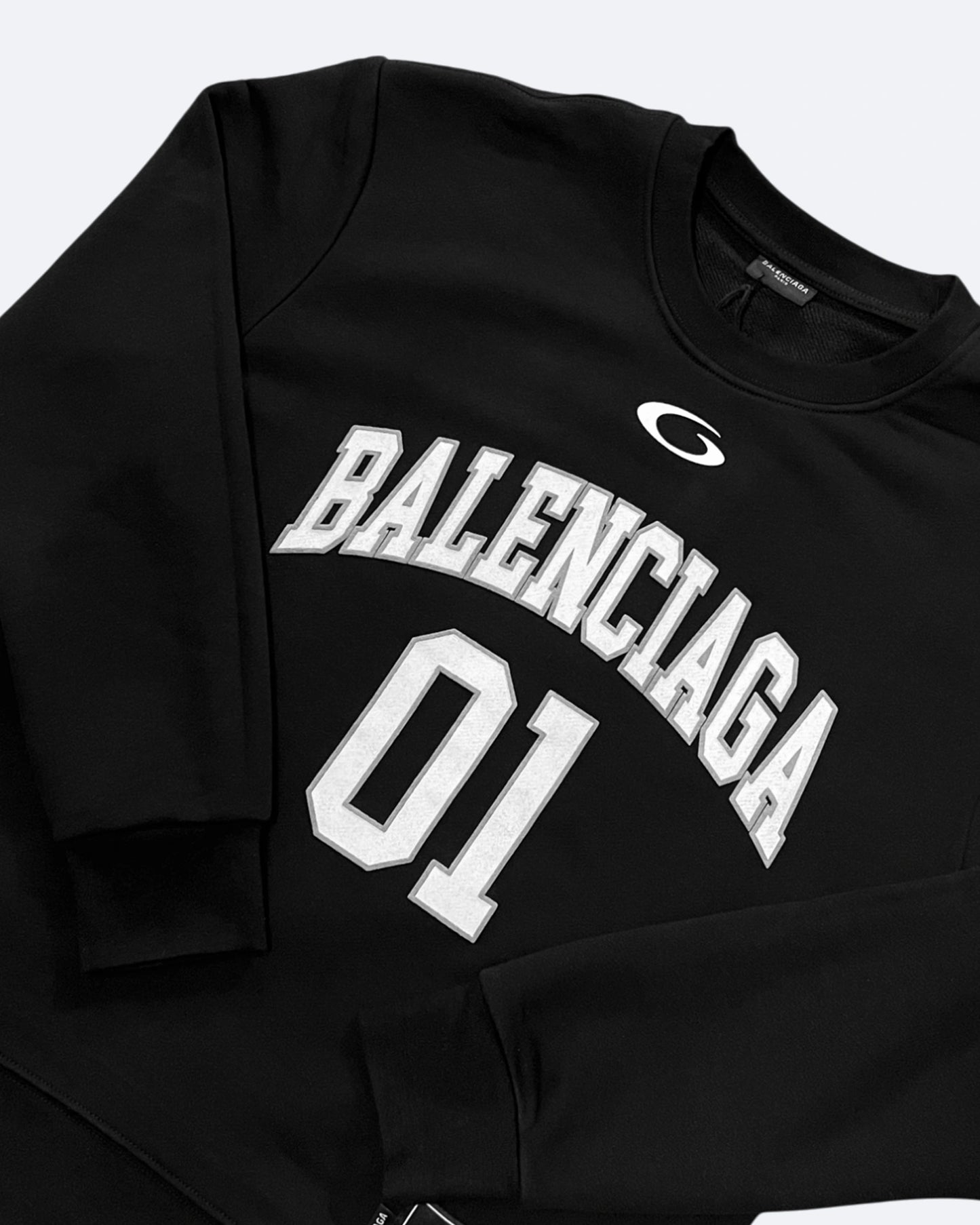 Balenciaga - 01 College Logo Sweatshirt - Black