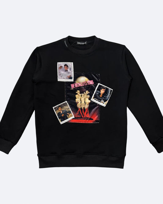 Dolce & Gabbana - Scraface Sweatshirt - Black